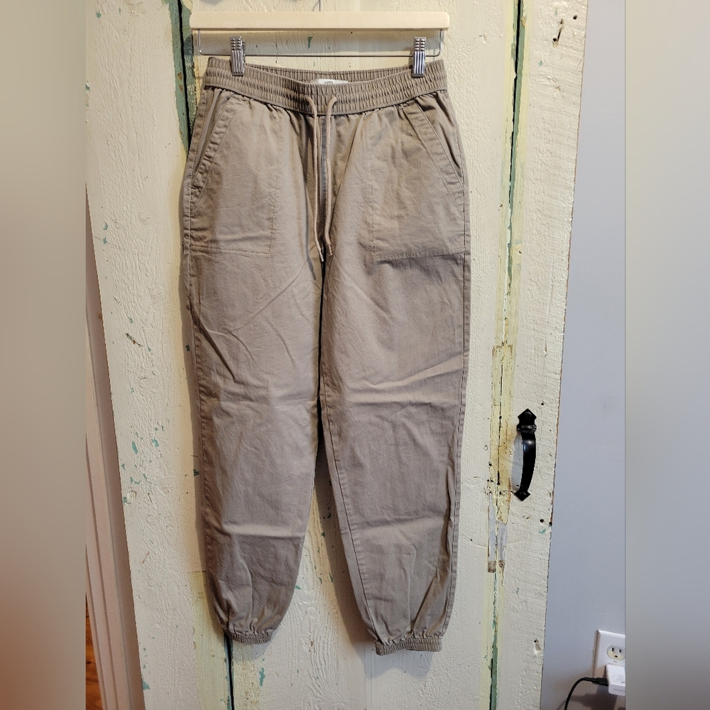 Vans Light Beige Drawstring Jogger Pants